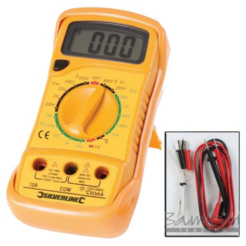 Image of Silverline Pro Digital Multimeter