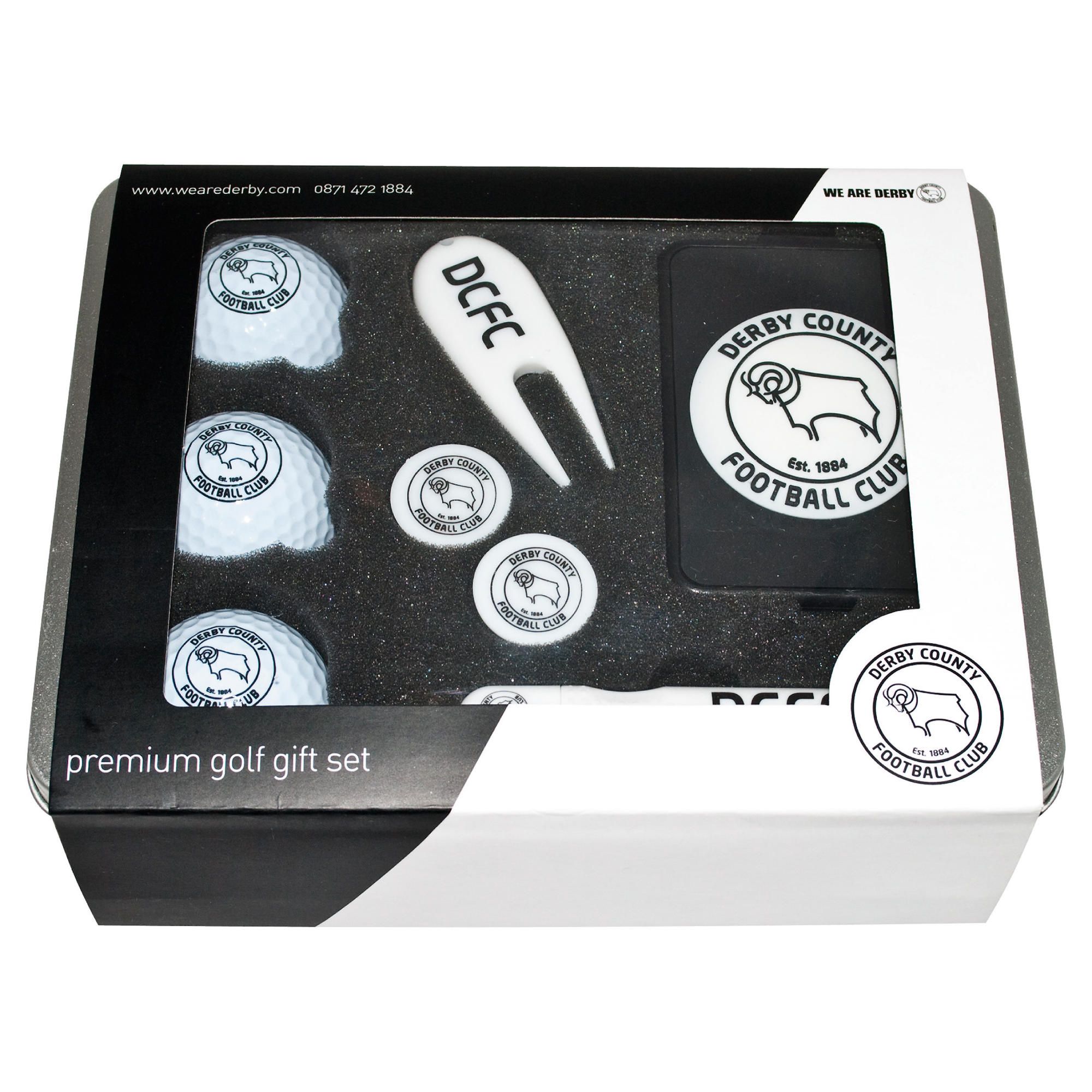 Derby County Premium Golf Tin Set