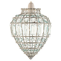 Emma Cone beaded pendant clear Emma Cone beaded pendant clear