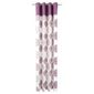 Tesco Nouveau Print lined eyelet Curtains W162xL137cm (64x54"), Plum