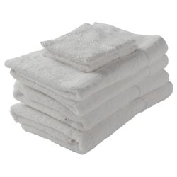 Finest Cotton Towel Bale, White