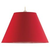 Tesco 31cm Plain Counter shade -  Red