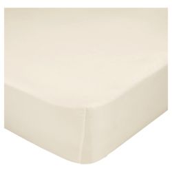 Finest Pima Cotton King Size Fitted Sheet, Ivory
