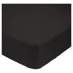 Tesco Deep Fitted Sheet Double- Black
