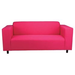Stanza Fabric Medium Sofa Pink