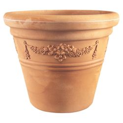 Small Garland Pot Terracotta W30cmxH25cm