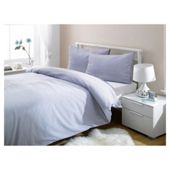 Tesco Value Stripe Duvet Set Blue King 230cm x 220cm