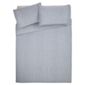 Tesco Value Stripe Duvet Set Blue King 230cm x 220cm