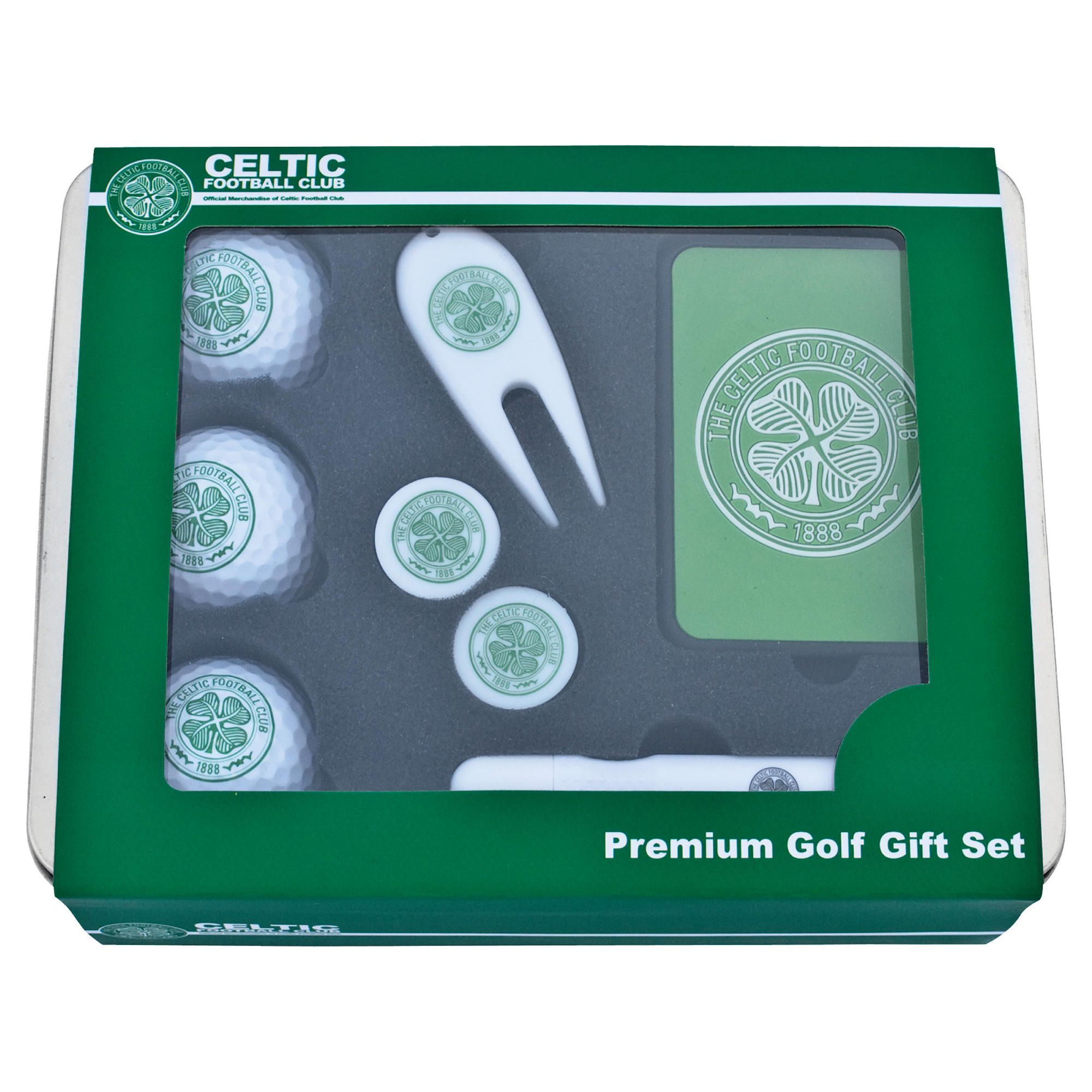 Celtic FC premium golf tin set