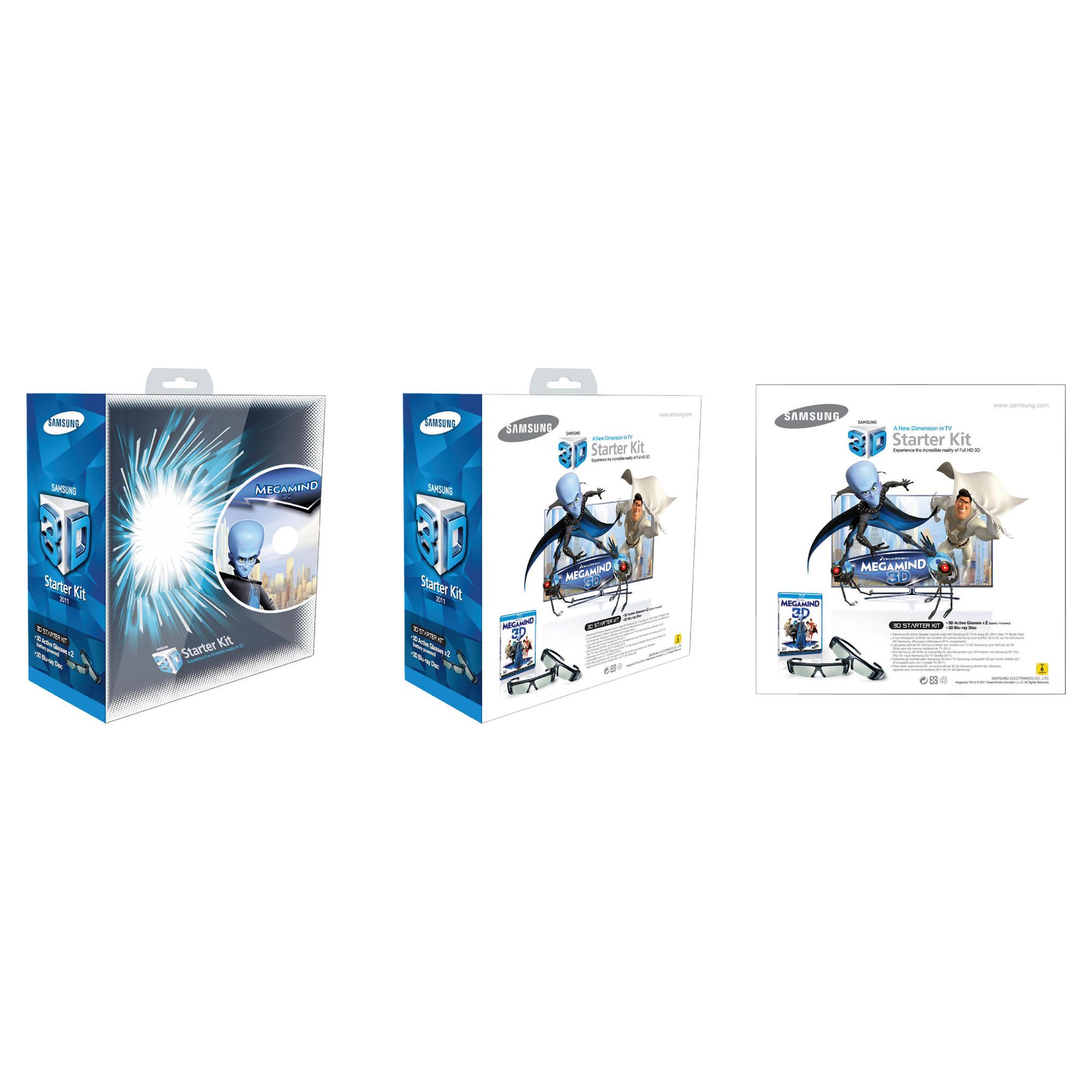 Samsung SSG-P3100M/XC Megamind 3D Pack with 2 x 3D Glasses