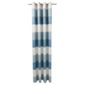 Tesco Stripe Taffetta lined eyelet Curtains W162xL229cm (64x90"), Duck egg