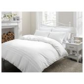 Finest Pima Cotton Piped Edge Superking Size Duvet Set
