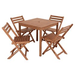 Stowe Wooden 4 Seater Set