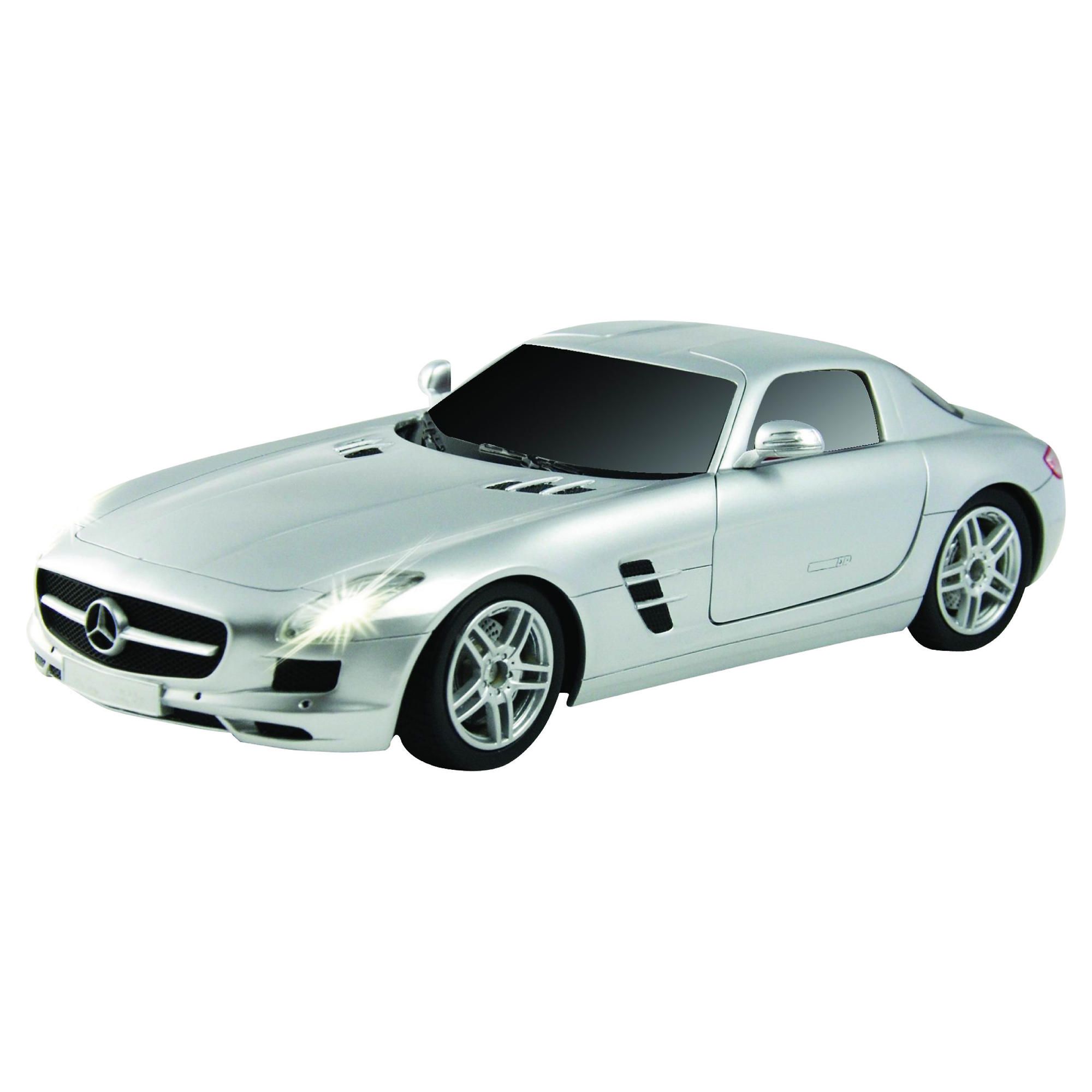 Mercedes Benz Sl65 Amg 1:28 Silver Rc Vehicle