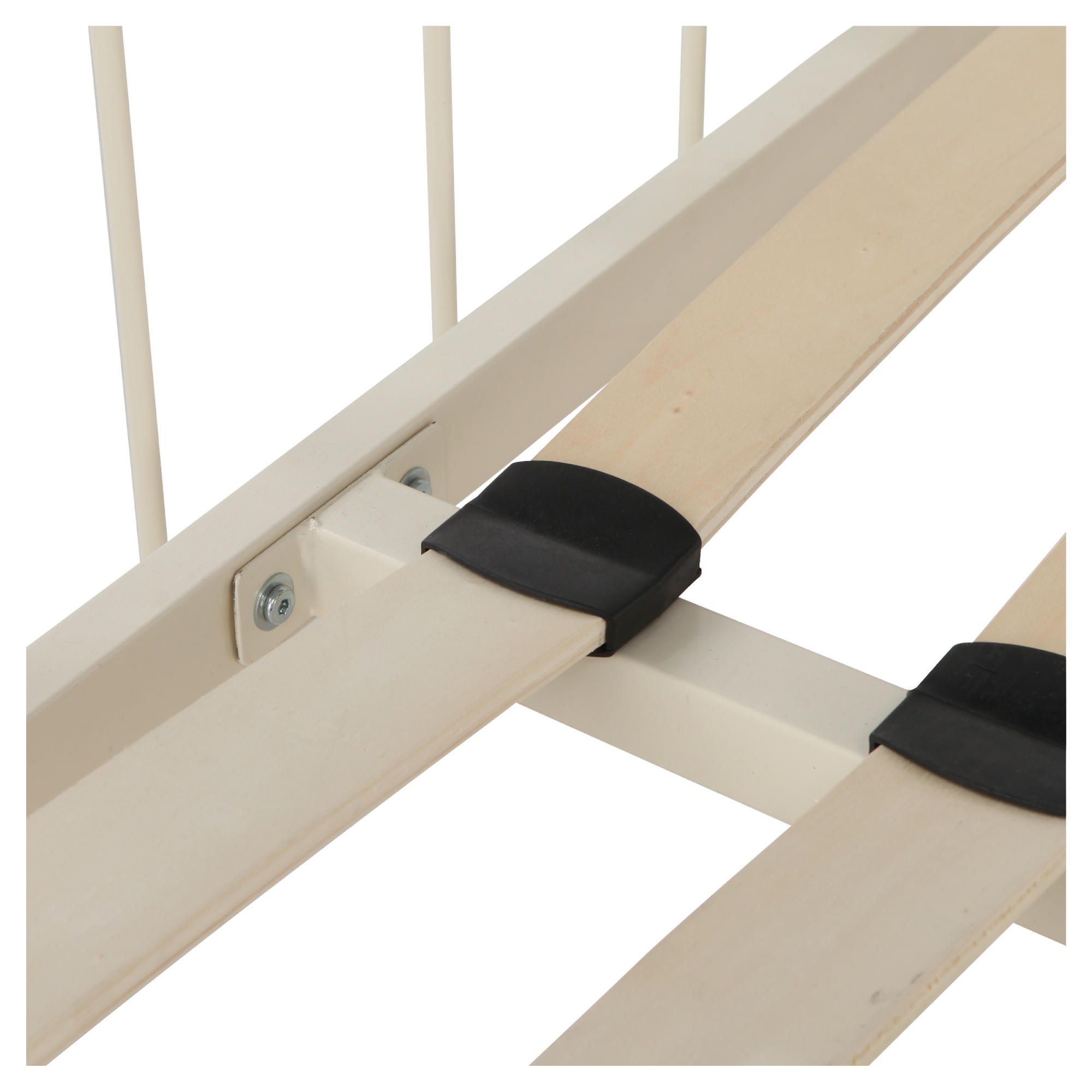 Paris Double Bed Frame, Cream