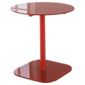 Lola Glass & Metal Side Table Red