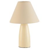 Tesco Ceramic tapered Lamp Cream