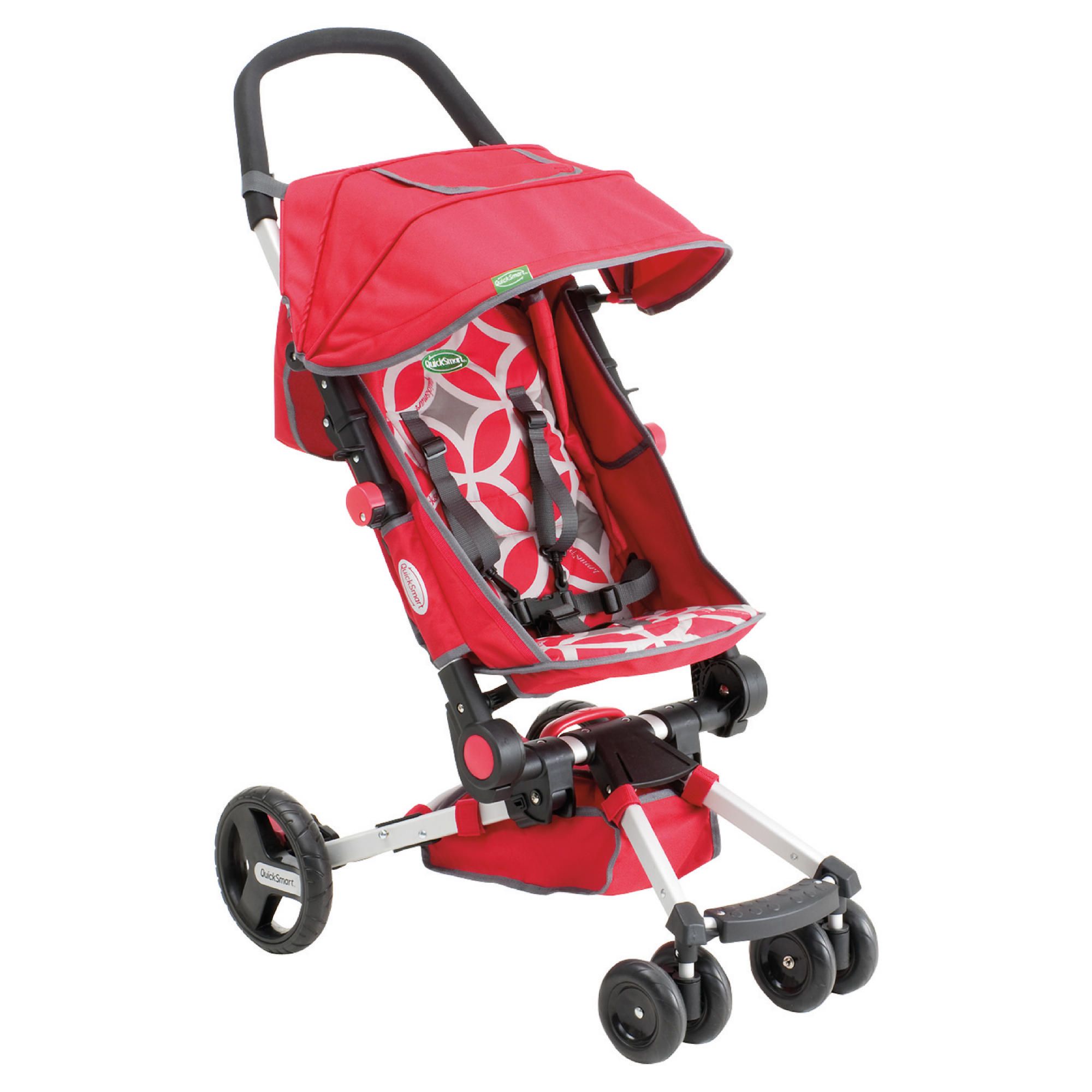 Easy Fold Layback Pushchair, Red