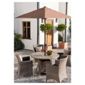 Homes & Gardens Wooden 4 Seater Set & Parasol
