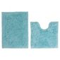 Tesco Pedestal And Bath Mat Set Aqua