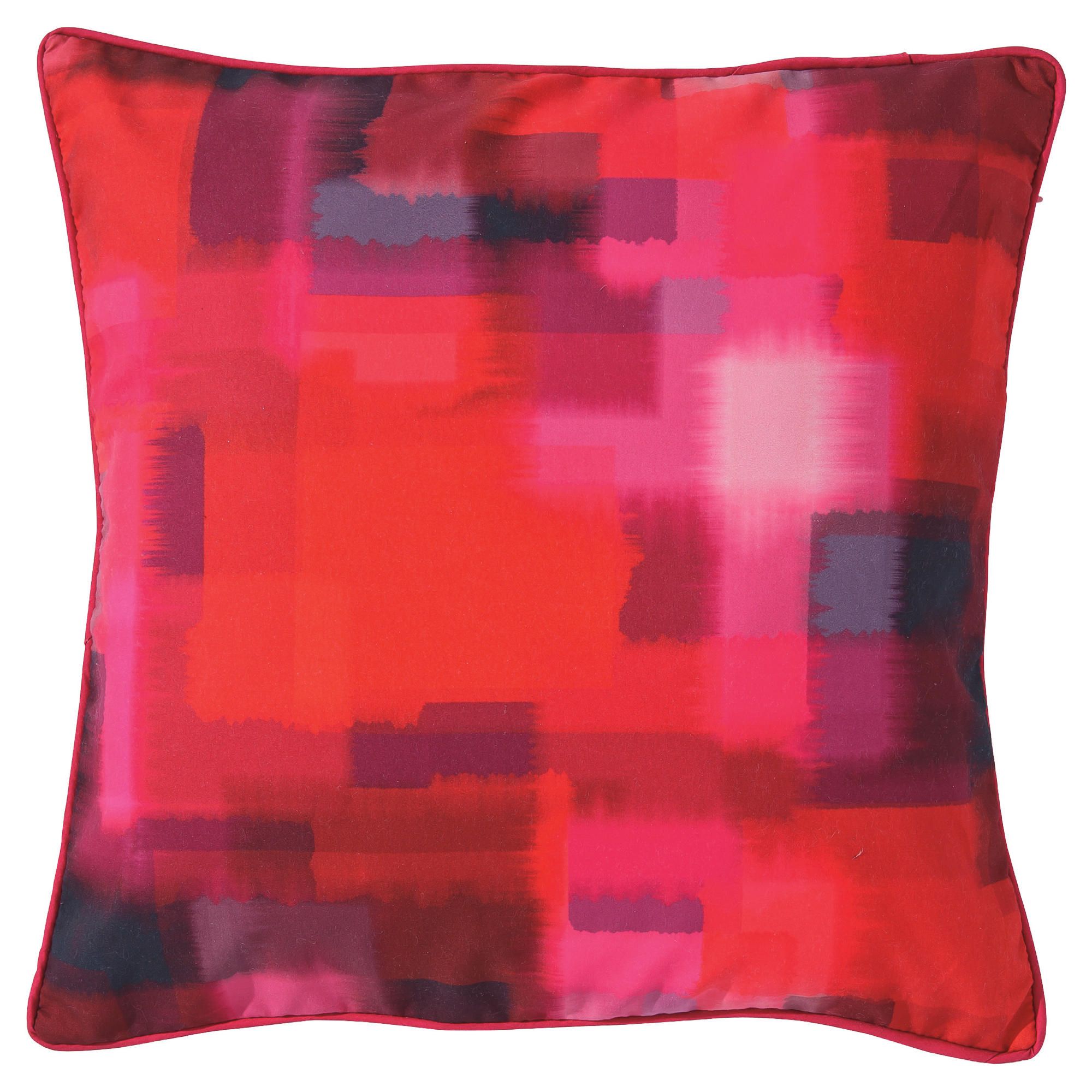 F&F home blurred abstract cushion red F&F home blurred abstract cushion red