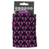 Trendz Universal Pouch Flock Hot Pink/Black