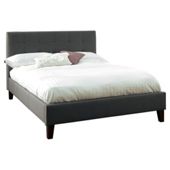 Jasmine King High Back Fabric Bed Frame, Grey