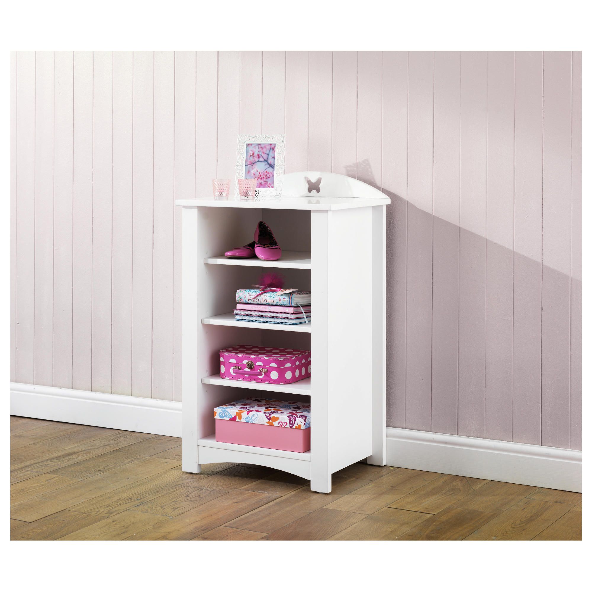 Butterfly Bookcase White