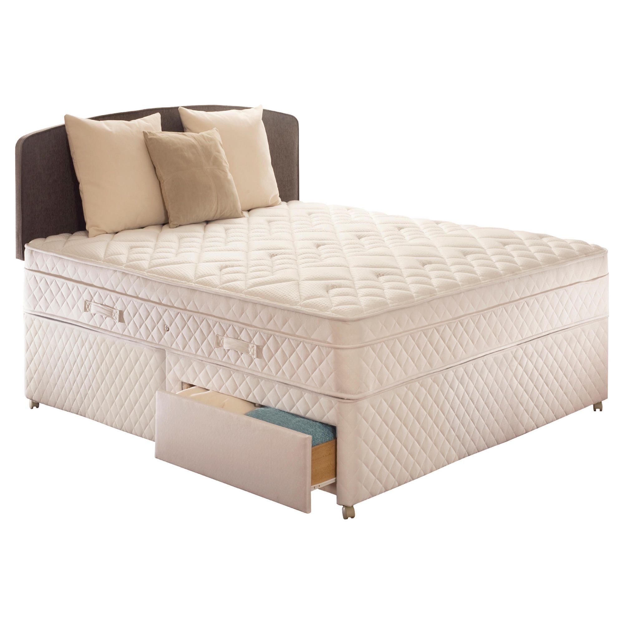 Sealy Diamond Excellence Double 2 Drawer Divan Bed at Tescos Direct