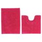 Tesco Pedestal And Bath Mat Set Raspberry