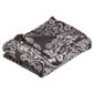 Tesco Damask Throw, Black