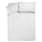 Finest Pima Cotton Piped Edge Duvet Set Double