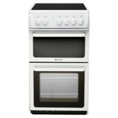 Hotpoint HAE51P White Twin Cavity Cooker