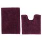 Tesco Pedestal And Bath Mat Set Aubergine