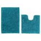 Tesco Pedestal And Bath Mat Set Turquoise