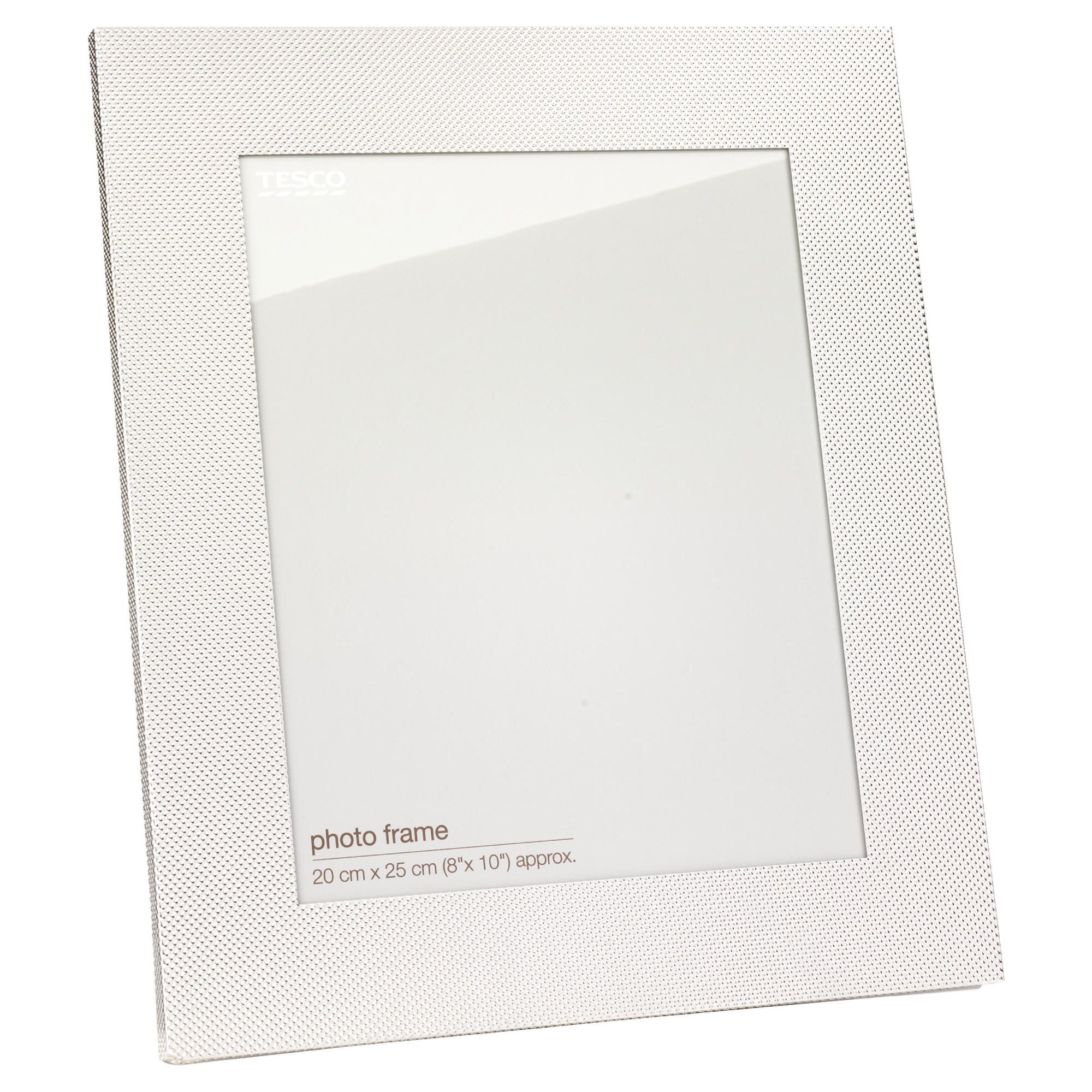 Tesco silver woven frame, 8x10 