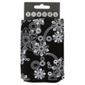 Trendz Phone Pouch Universal Flowers Black