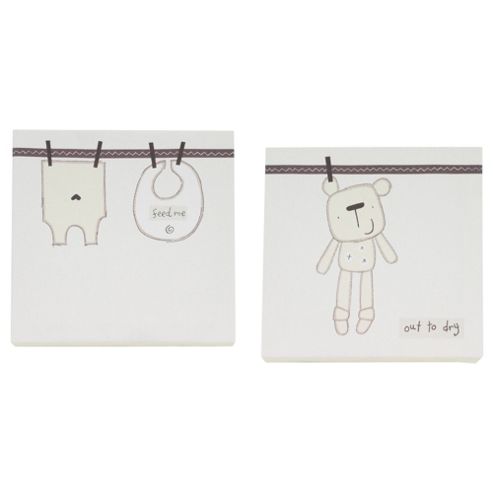 Image of Lollipop Lane Out To Dry Set Of 2 Canvas Prints