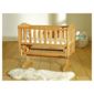 Saplings Glider Crib & Foam Mattress, Antique