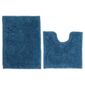 Tesco Pedestal and Bath Mat Set Denim