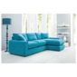 Valentino Chaise Sofa Teal Left Hand Facing