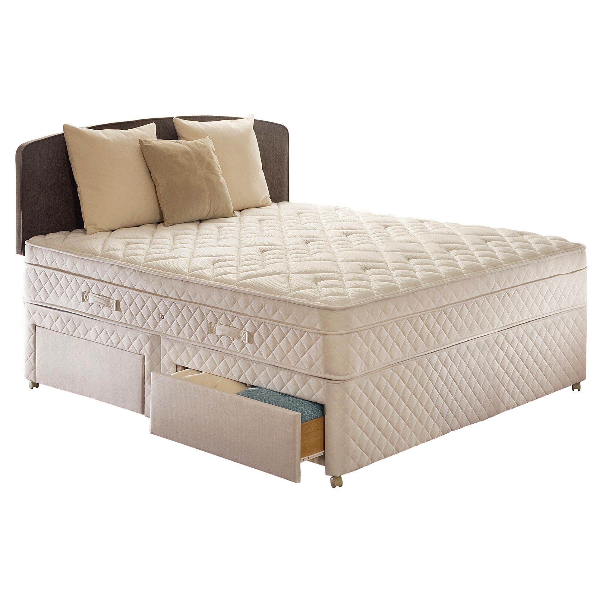 Sealy Diamond Excellence King 4 Drawer Divan Bed at Tesco Direct