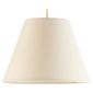 Tesco Lighting 23cm plain counter shade cream