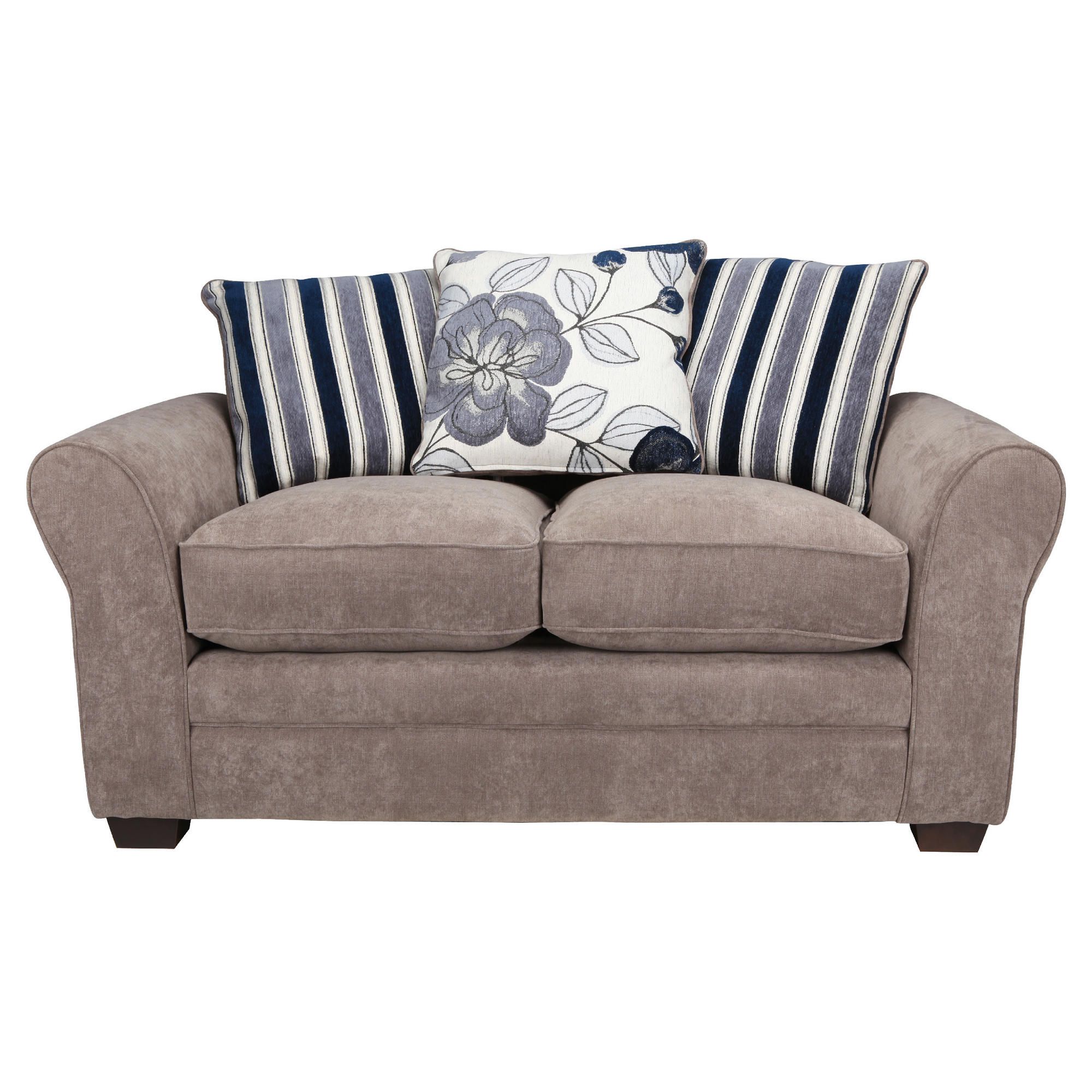 Amelie Small Fabric Scatter Back Charcoal at Tesco Direct