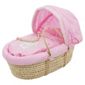 Obaby B is for Bear Moses Basket with Stand, Pink