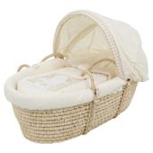 Obaby B is for Bear Moses Basket with Stand, Cream