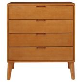 Retro Drawer Chest, Light Oak