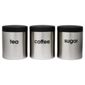 Go Cook 3 piece Stainless Steel Canister Set