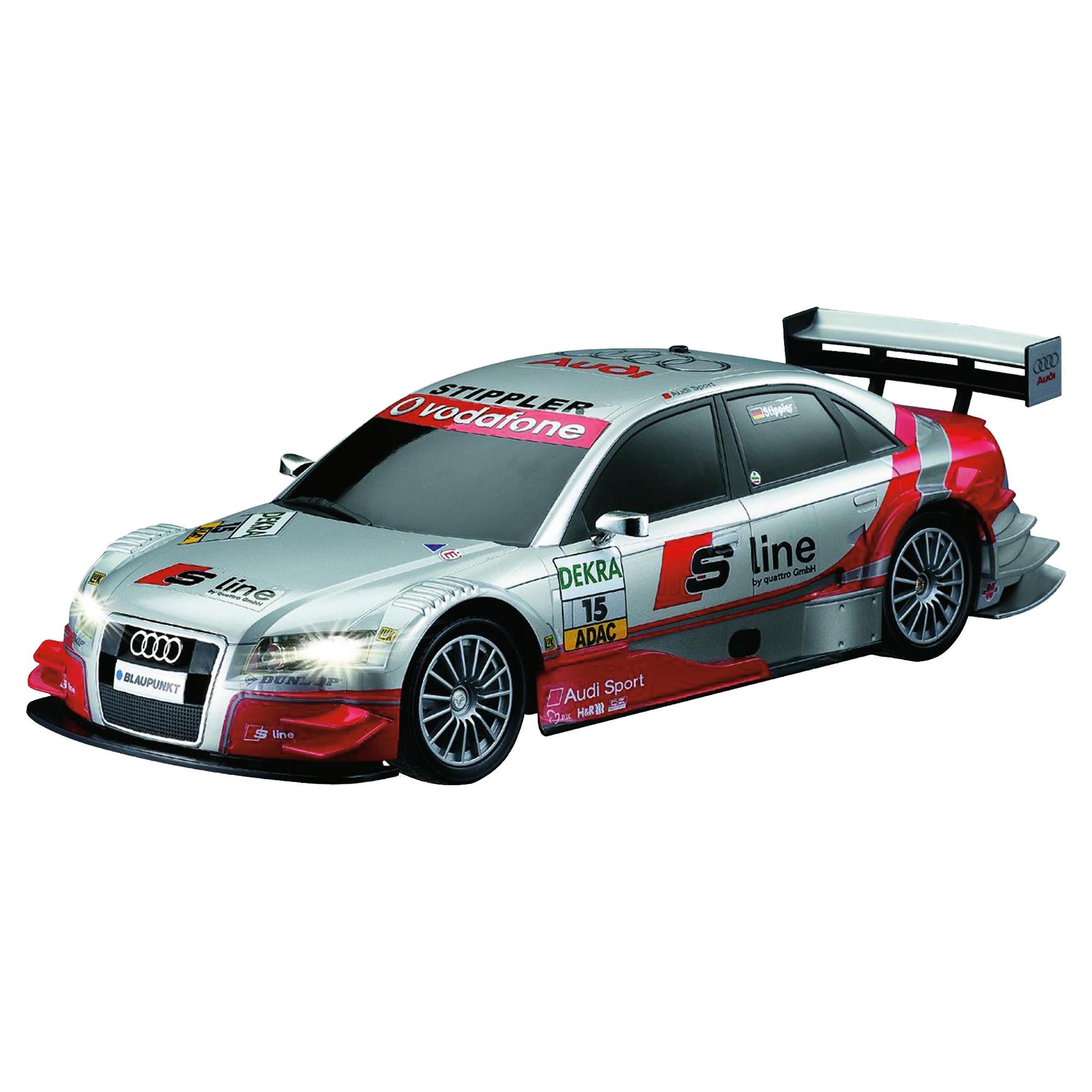 Audi A4 Dtm 1:16 Silver/Red Rc Vehicle