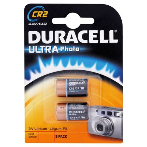 Image of Duracell Ultra Photo 2 Pack Cr2 3v Lithium Batteries